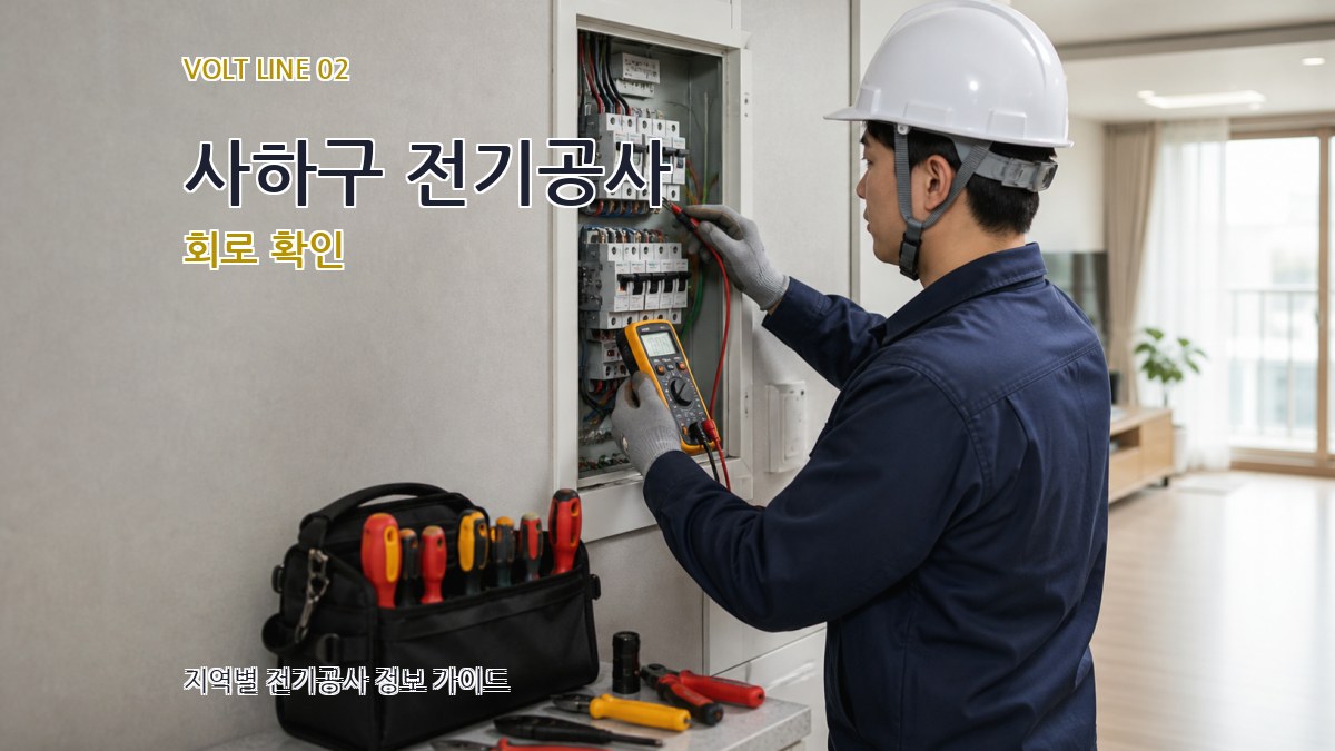 사하구 전기공사 회로 확인