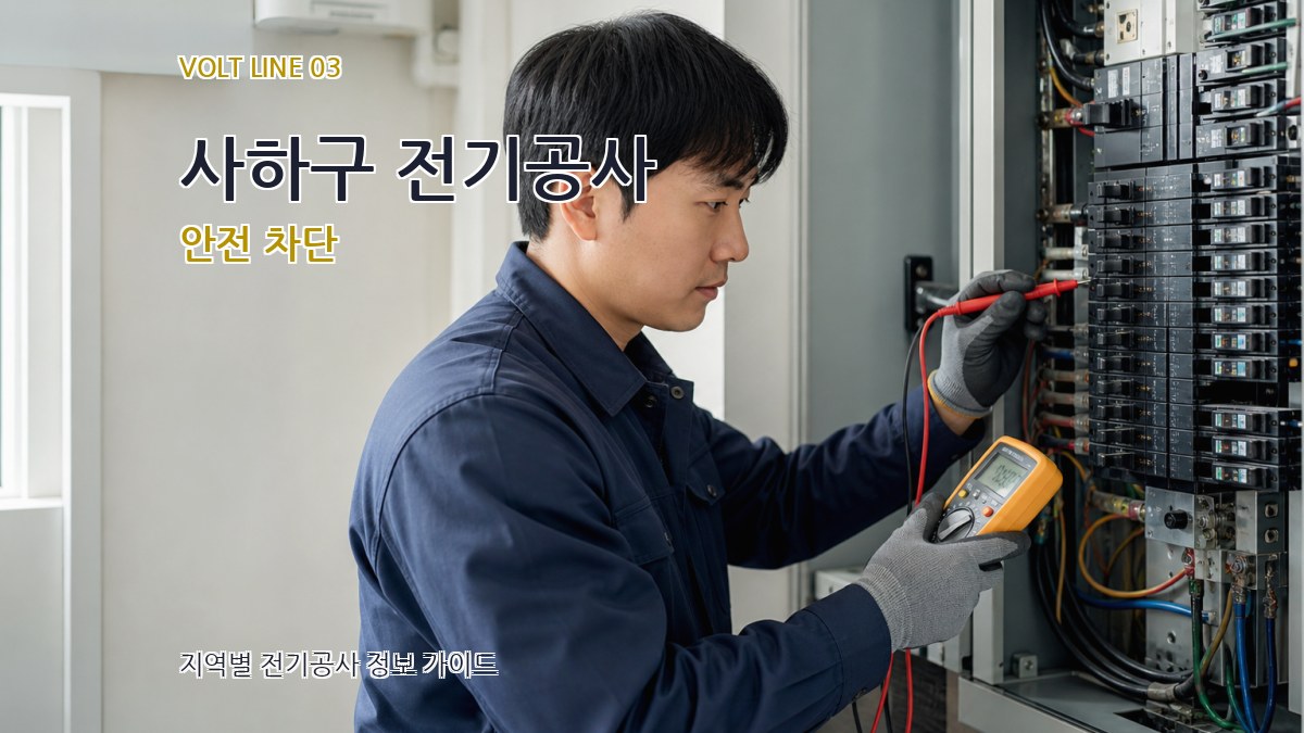 사하구 전기공사 안전 차단