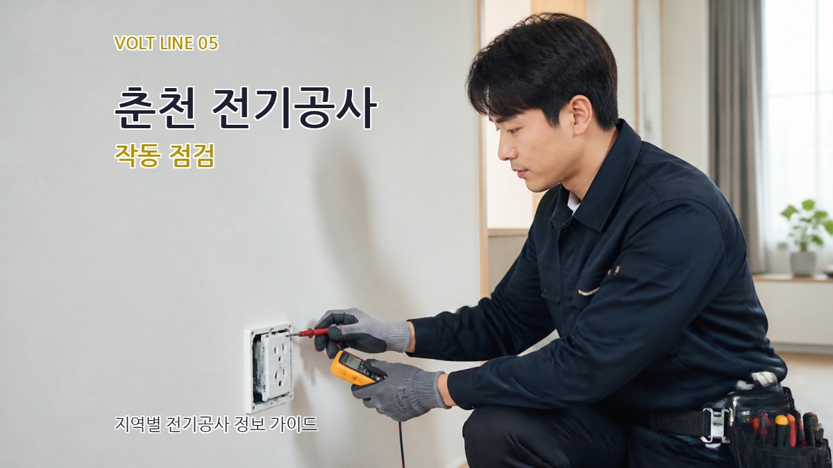 춘천 전기공사 작동 점검