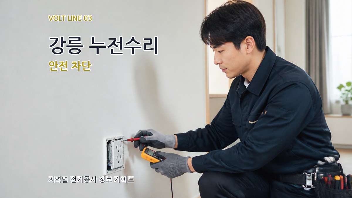 강릉 누전수리 안전 차단